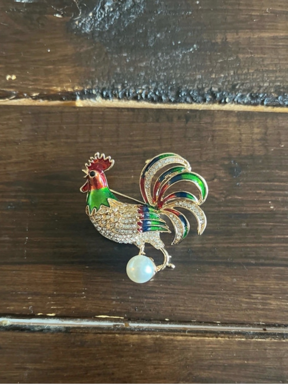 NWT Rooster Brooch